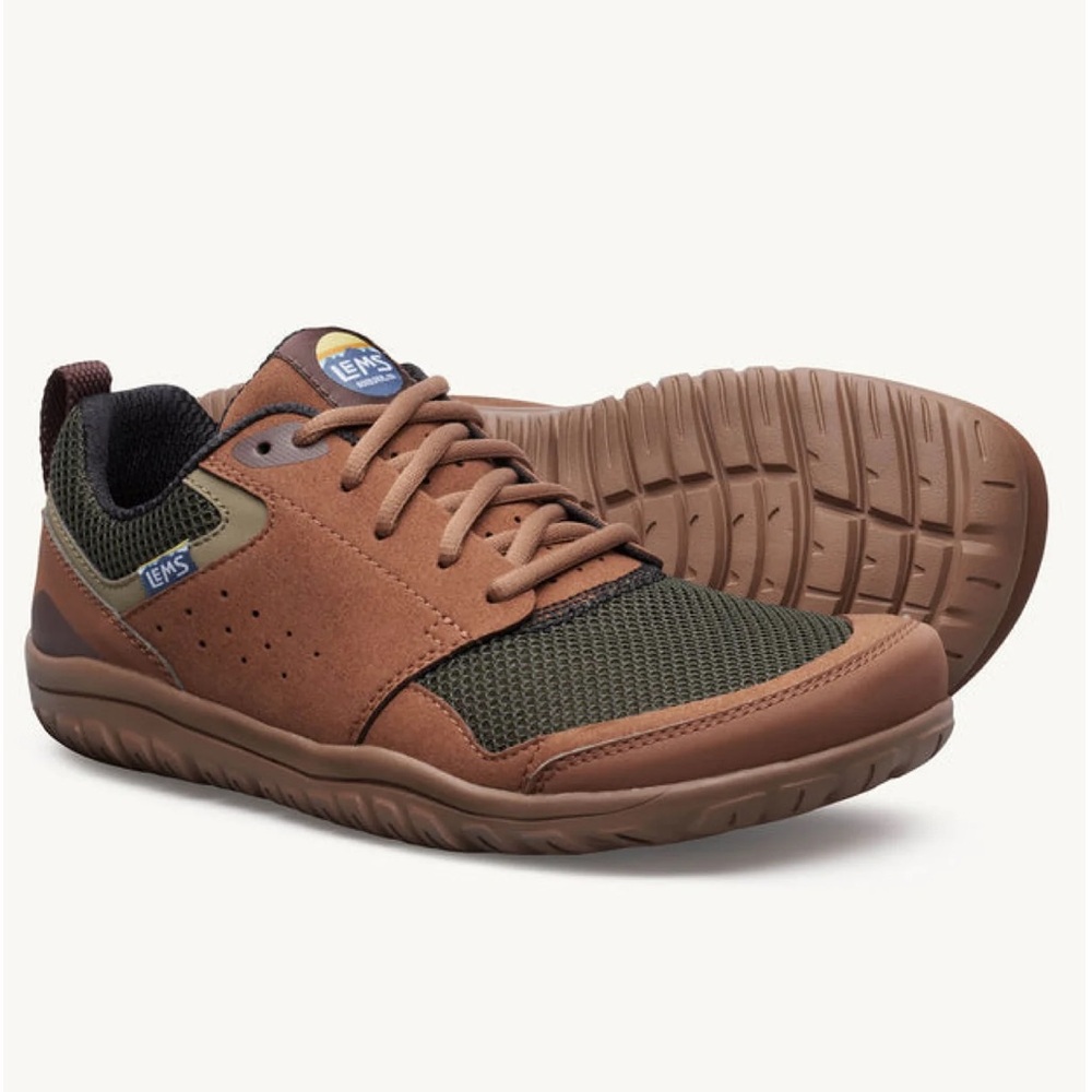 LEMS Women’s Brown Olive Casual Sneakers